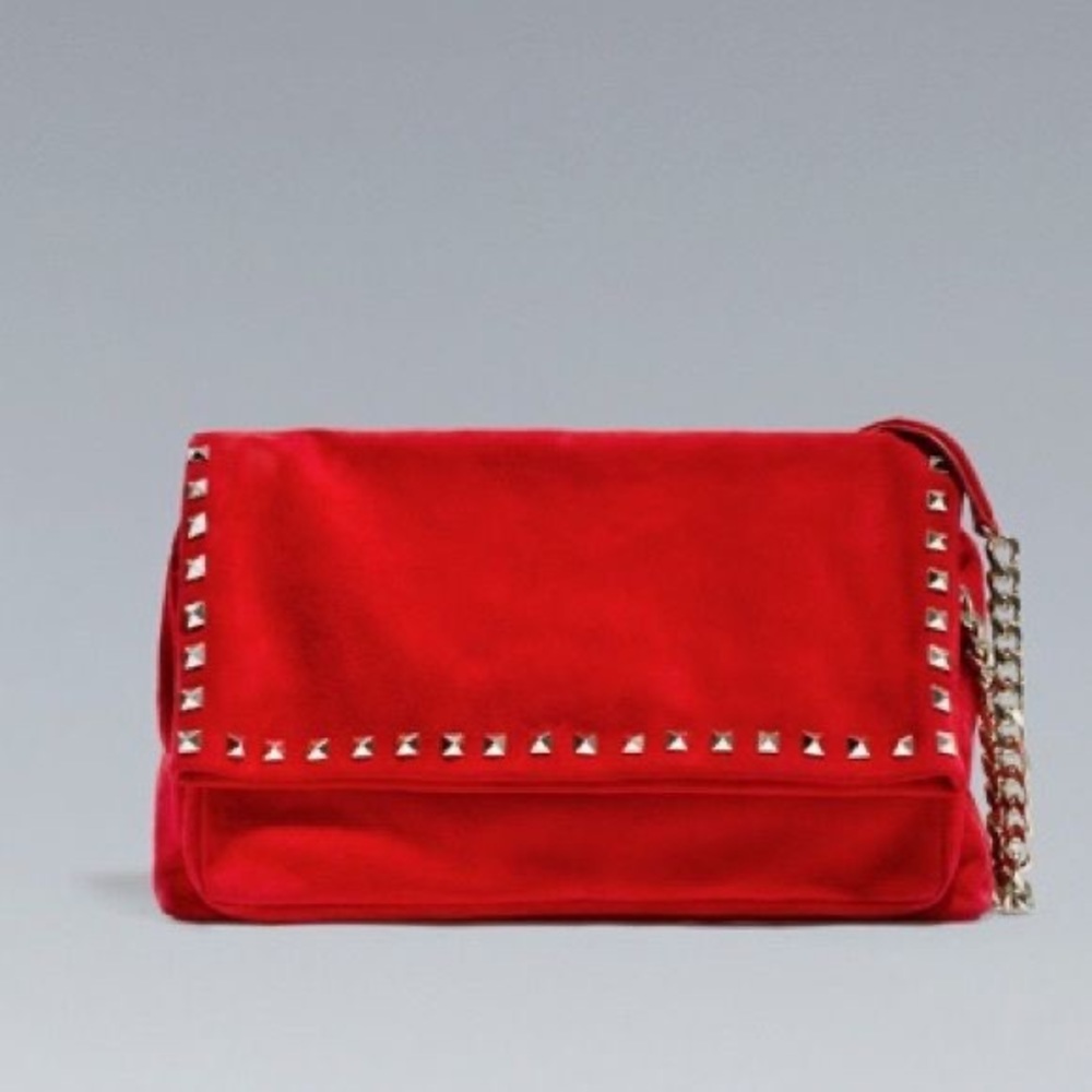 Bloggers Fave Zara Studded folded bag